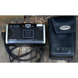 Rare Samsung AF Slim 35mm P&S Camera 35mm f3.5 AF Macro Lens NL *Untested*